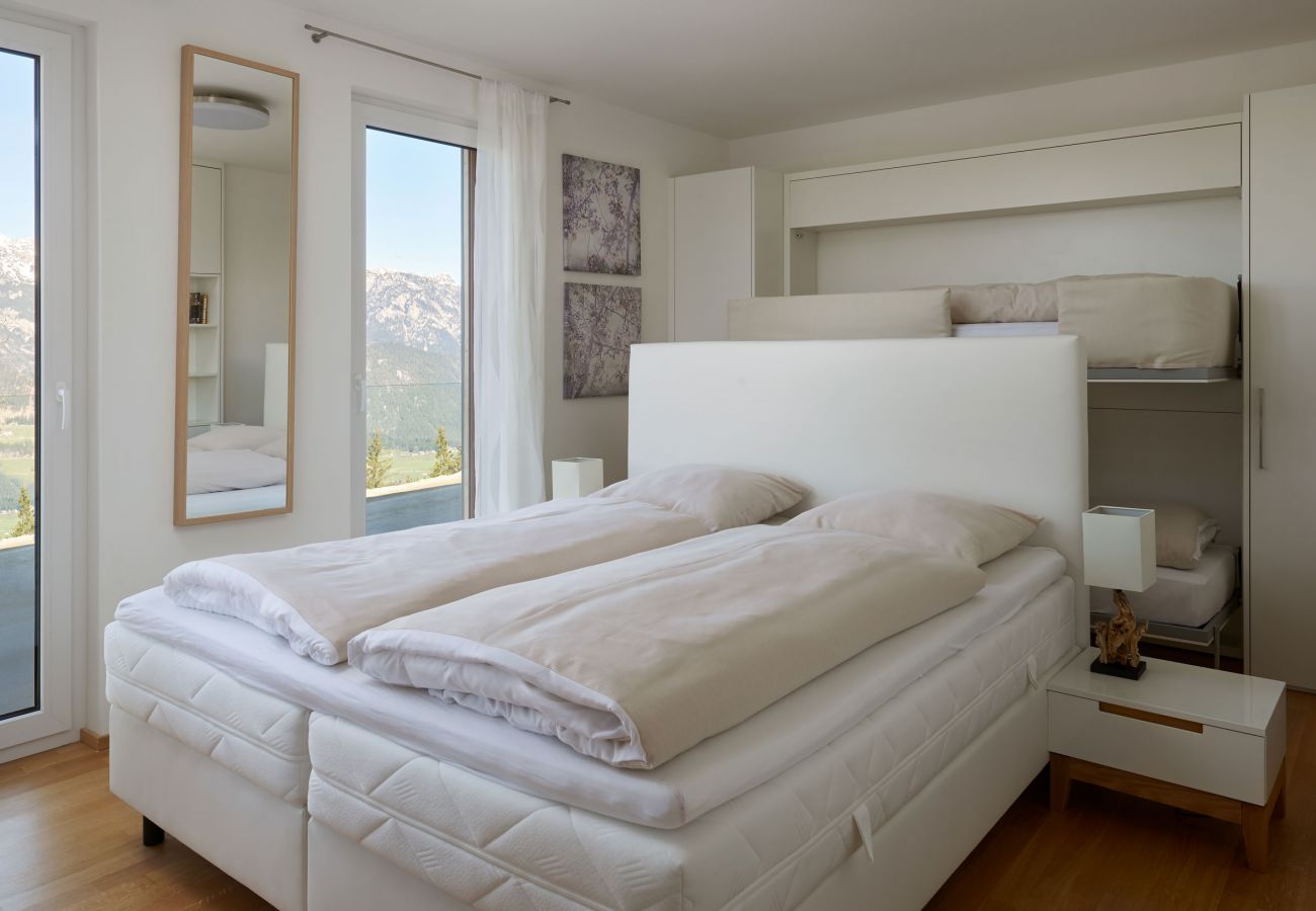 Bedroom in the holiday home flat Fastenberg Top 3 in the Schladming Dachstein Region