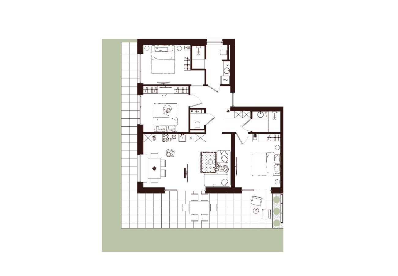 Ferienwohnung in Aich-Assach - DAS AICH - Suite Aira
