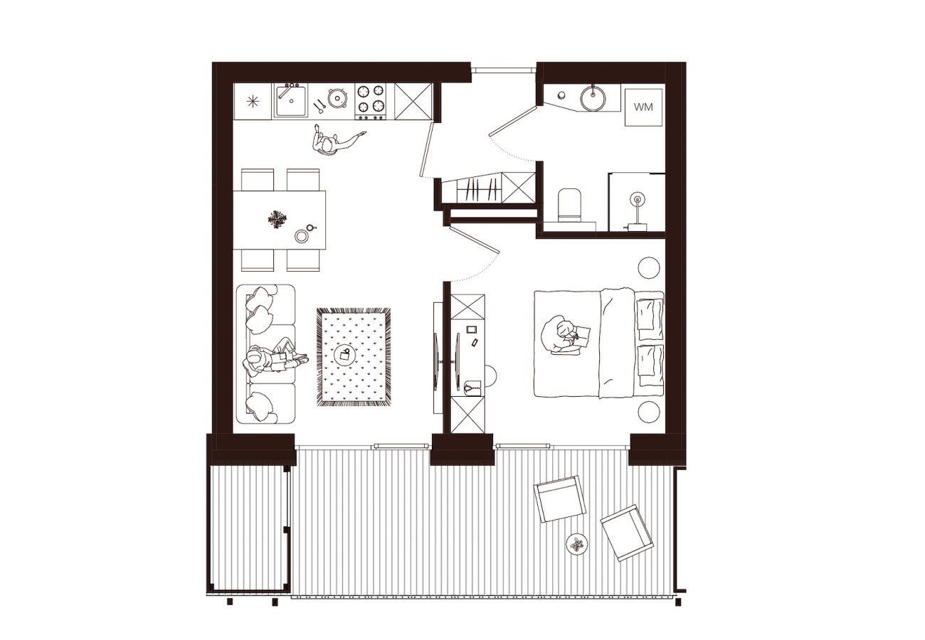 Ferienwohnung in Aich-Assach - DAS AICH - Suite Elva